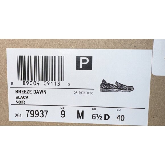 Clarks Cloudsteppers Breeze Dawn Womens Slip On Loafers Flats Size 9 M Black - Picture 9 of 9